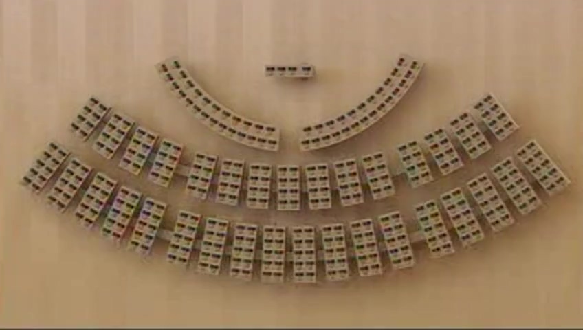 Stillbild från debatten i kammaren