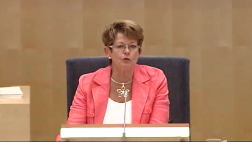Stillbild från debatten i kammaren