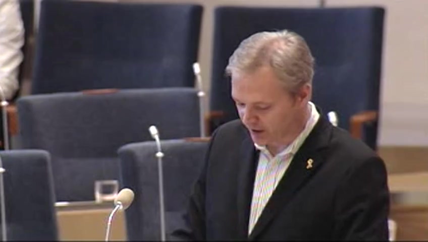 Stillbild från Interpellationsdebatt: Översvämningshoten mot Stockholmsregionen och Mälardalen