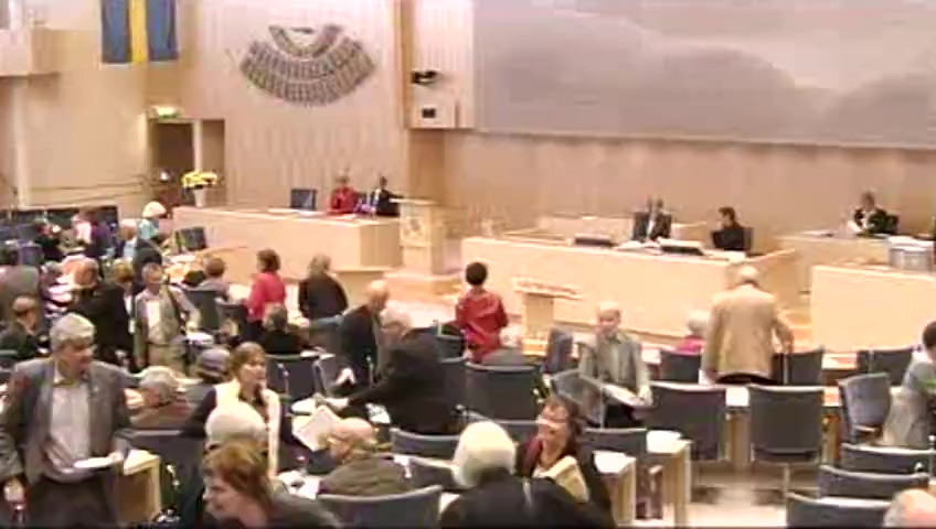 Stillbild från Debatt om förslag: Genomförande av delar av Prümrådsbeslutet