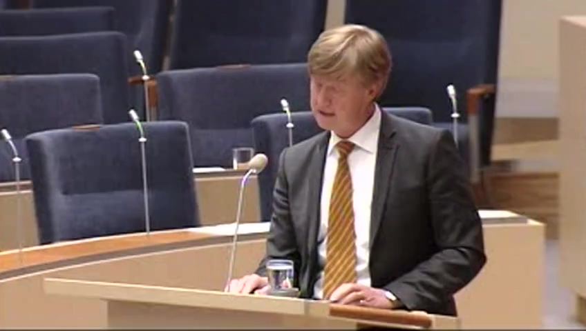Stillbild från Interpellationsdebatt: Utsläpp av radioaktivitet från kärnkraftverk
