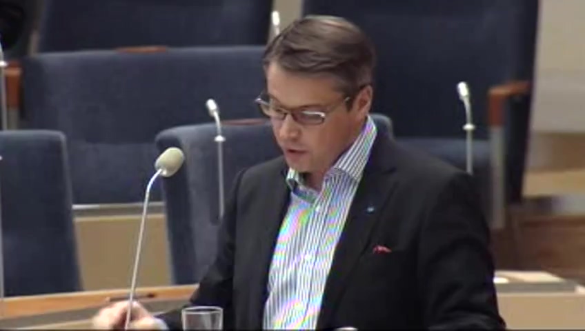Stillbild från Interpellationsdebatt: Vårdnadsbidragets effekter
