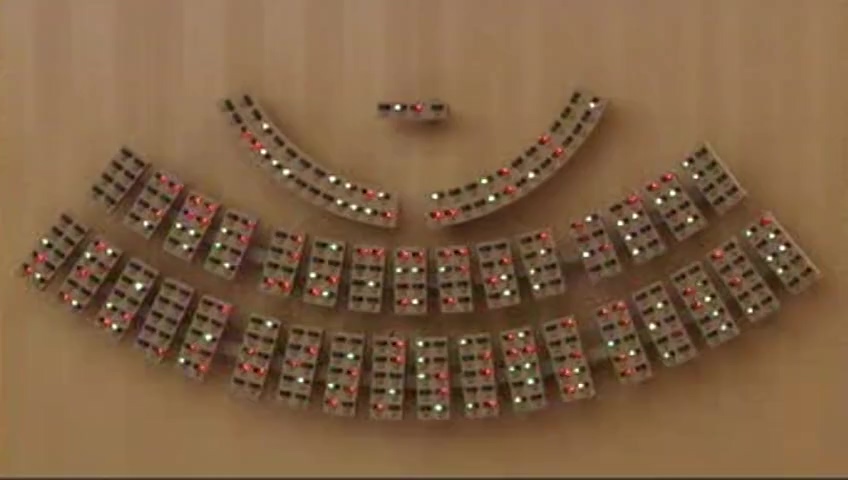 Stillbild från debatten i kammaren