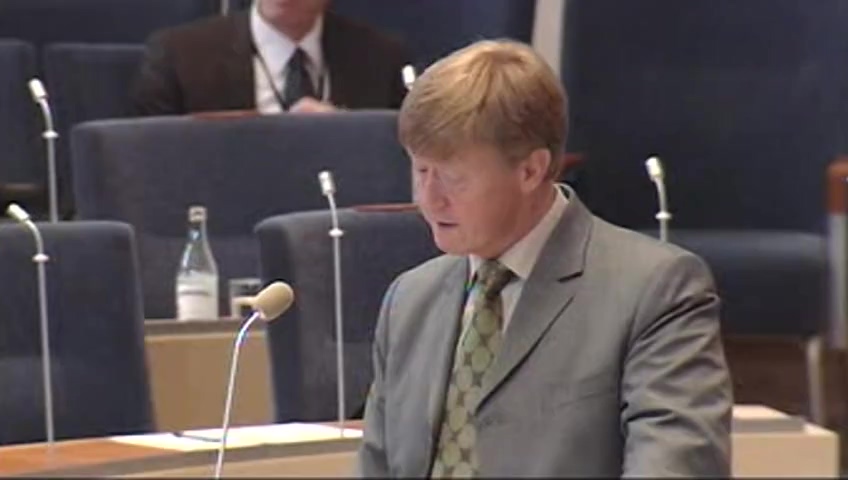 Stillbild från Interpellationsdebatt: Gasledningen och fisket i Östersjön