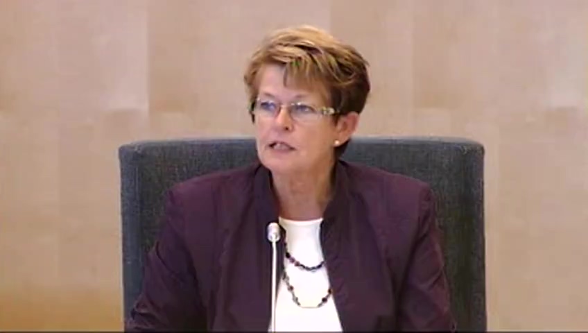 Stillbild från debatten i kammaren