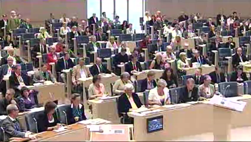 Stillbild från debatten i kammaren