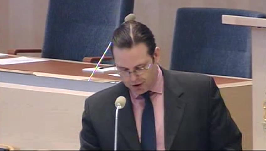 Stillbild från Interpellationsdebatt: Finanspolitiken och jobben
