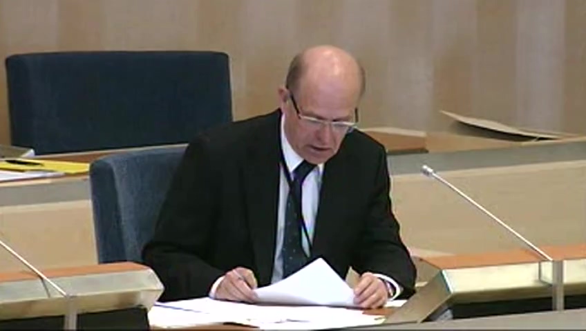 Stillbild från debatten i kammaren