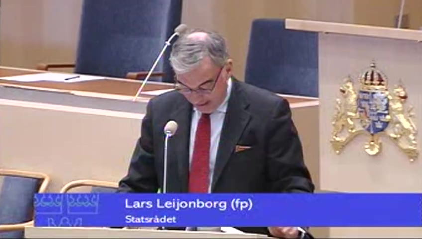 Stillbild från Interpellationsdebatt: IB-elevernas möjligheter att söka till vidare studier