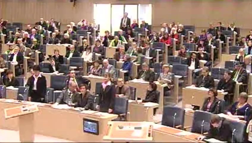 Stillbild från debatten i kammaren