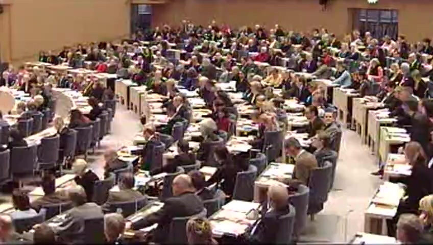 Stillbild från debatten i kammaren