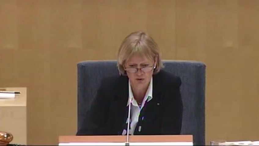 Stillbild från debatten i kammaren