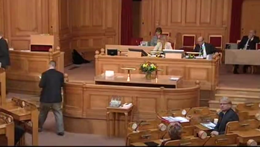 Stillbild från Interpellationsdebatt: FRA-lagen