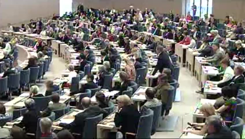 Stillbild från debatten i kammaren