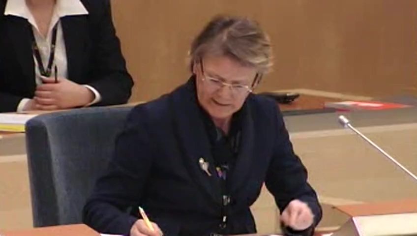 Stillbild från debatten i kammaren