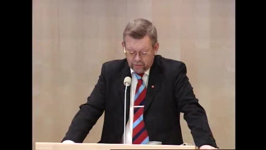 Stillbild från debatten i kammaren