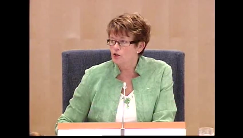 Stillbild från debatten i kammaren