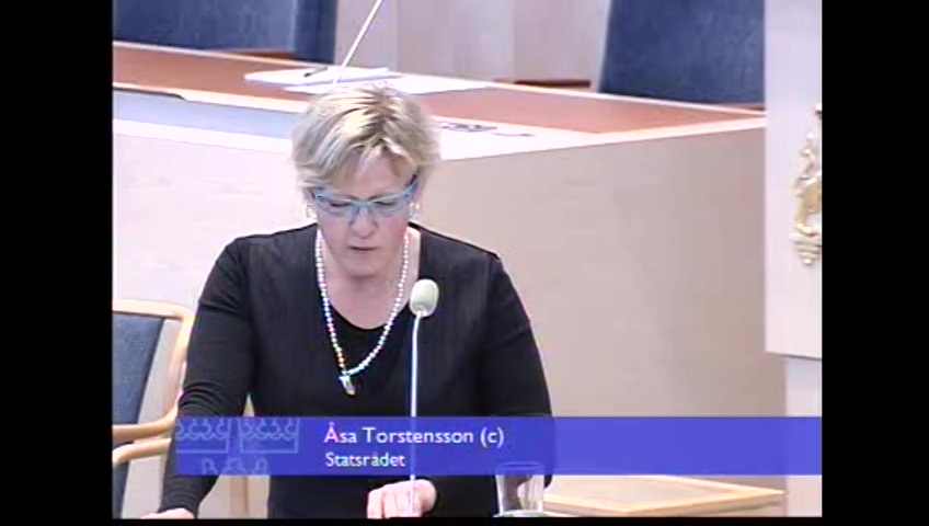 Stillbild från Interpellationsdebatt: Stopp för EU-bidrag till Nynäshamn