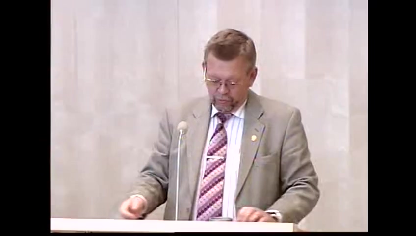 Stillbild från debatten i kammaren