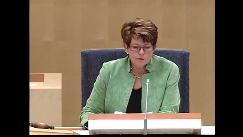 Stillbild från debatten i kammaren