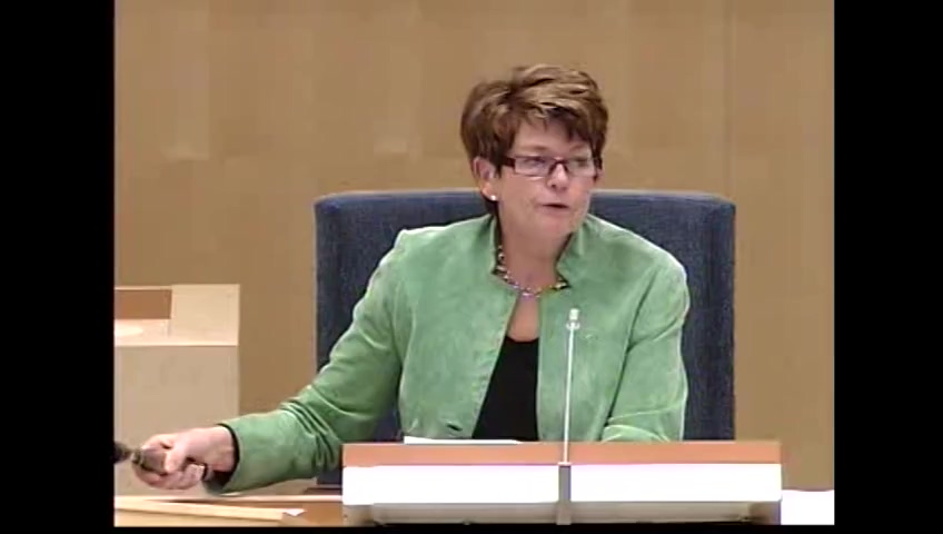 Stillbild från debatten i kammaren