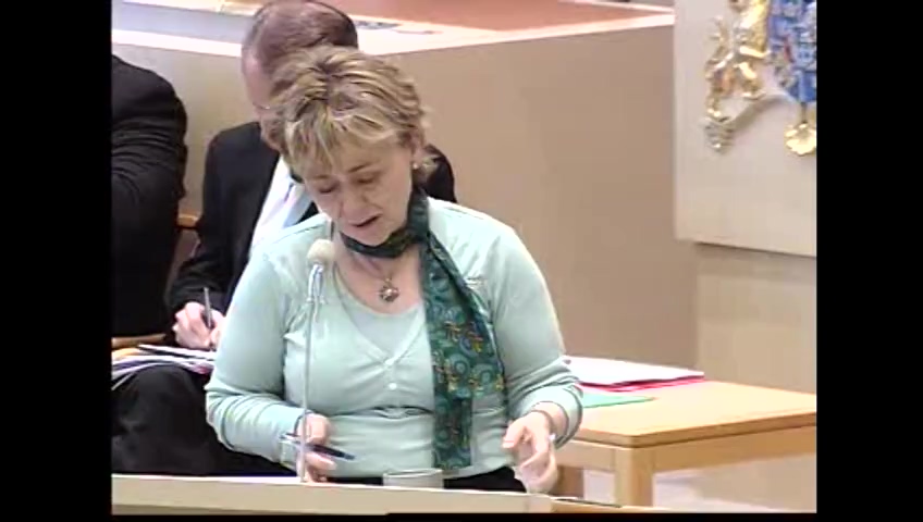 Stillbild från Interpellationsdebatt: Krafttag mot utpressning