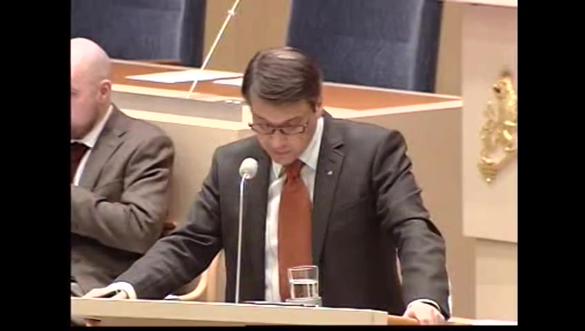 Stillbild från Interpellationsdebatt: Nedskärningarna på Universitetssjukhuset i Lund