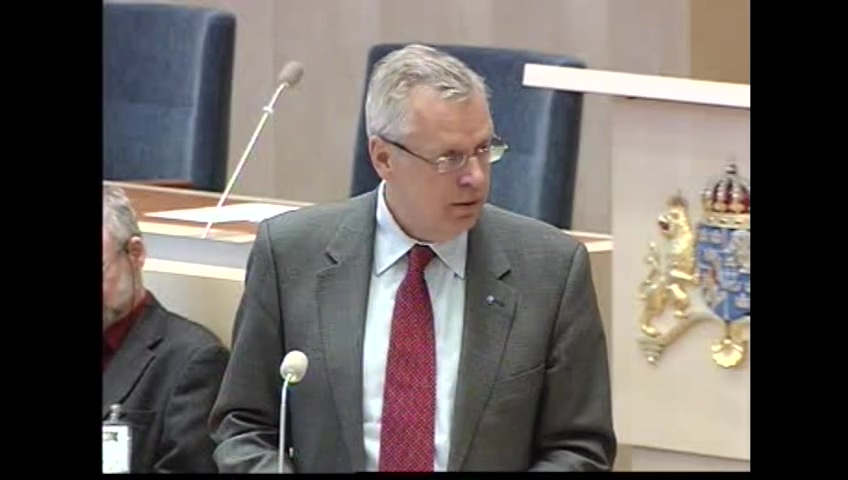 Stillbild från Interpellationsdebatt: Statlig verksamhet i Kalmar län och vår gemensamma välfärd