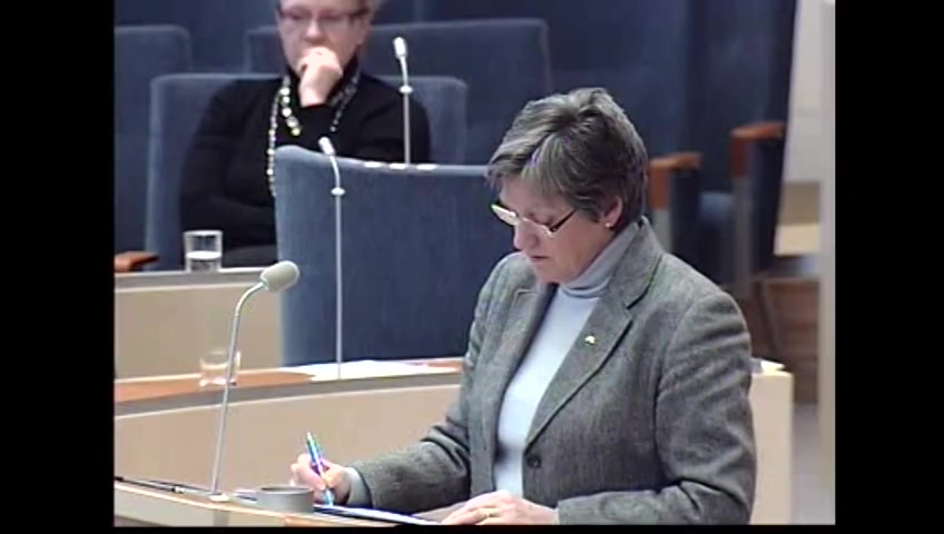 Stillbild från Interpellationsdebatt: Gränshinder i Norden
