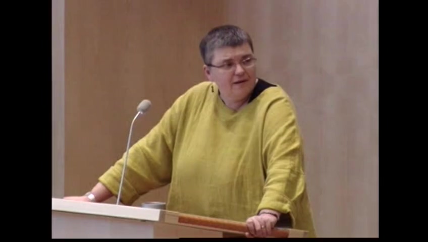 Stillbild från debatten i kammaren
