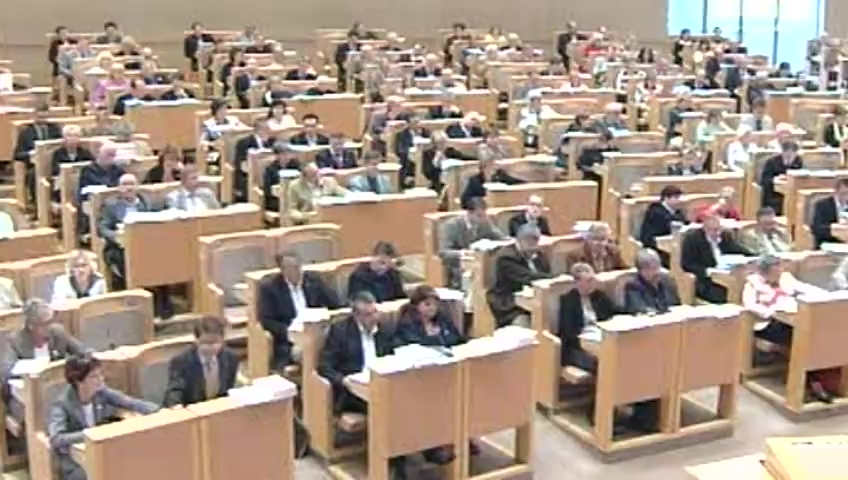 Stillbild från debatten i kammaren