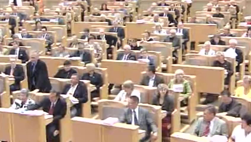 Stillbild från debatten i kammaren