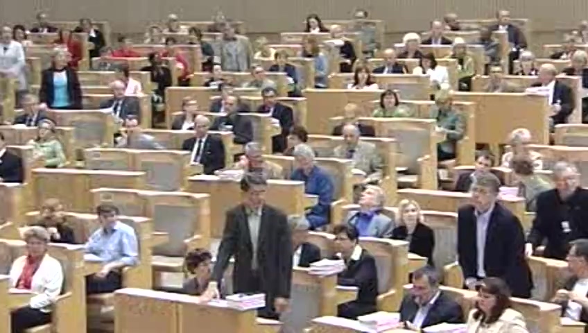 Stillbild från debatten i kammaren