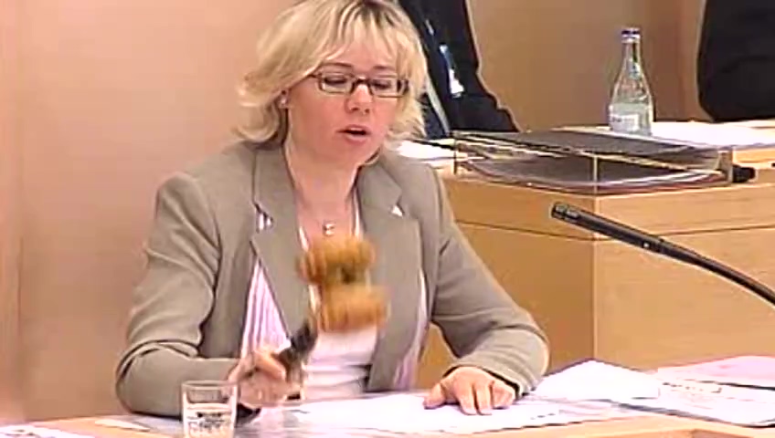 Stillbild från debatten i kammaren