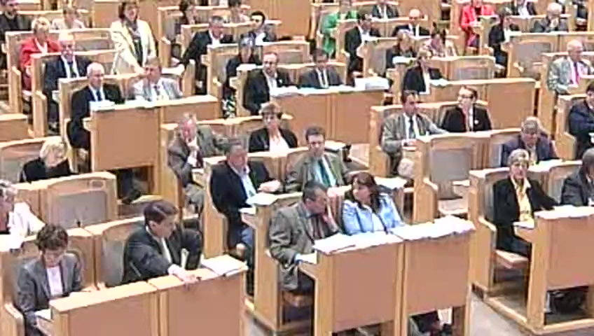 Stillbild från debatten i kammaren