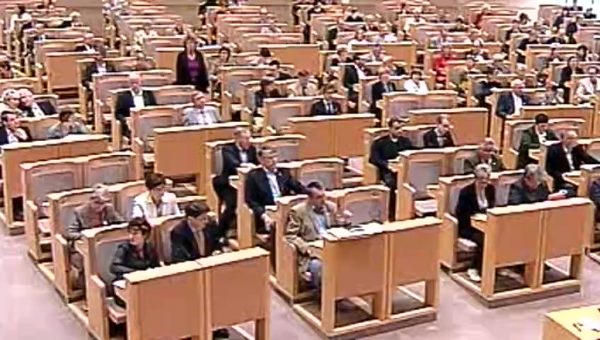 Stillbild från debatten i kammaren
