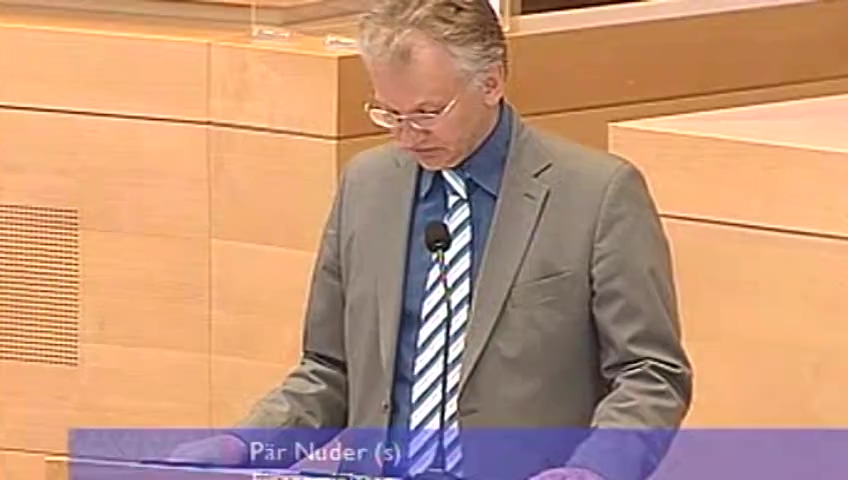 Stillbild från Interpellationsdebatt: Skatt på flygresor