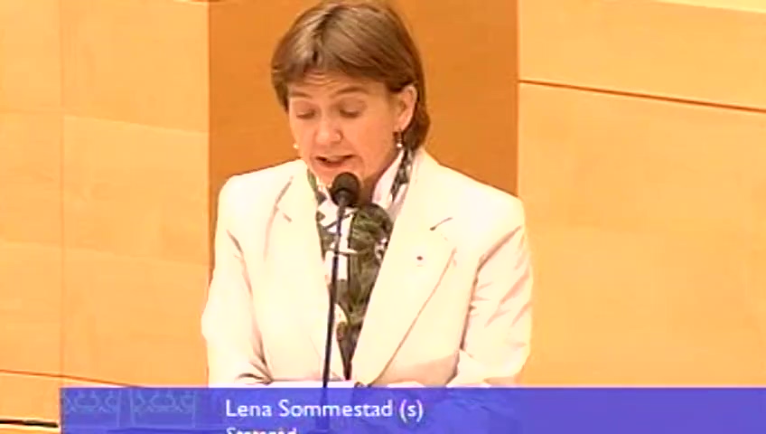 Stillbild från Interpellationsdebatt: EU:s riktlinjer för försiktighetsprincipens användning