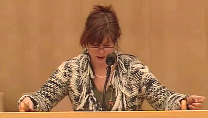 Stillbild från debatten i kammaren
