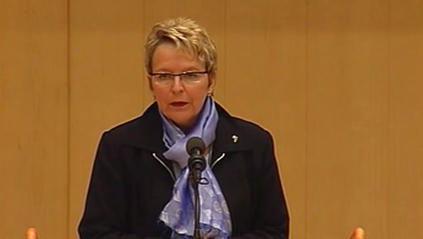 Stillbild från debatten i kammaren