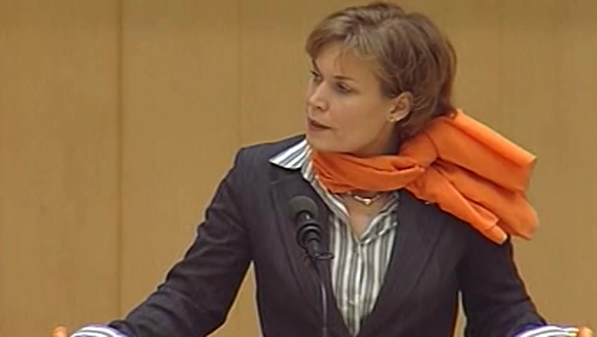 Stillbild från debatten i kammaren