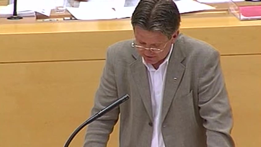 Stillbild från Interpellationsdebatt: regler vid nedläggning av företag eller företagsenhet