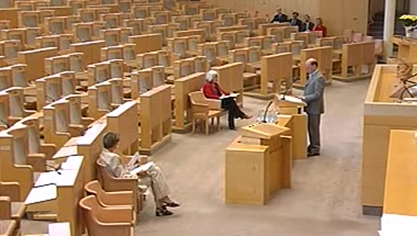 Stillbild från Interpellationsdebatt: bristande kunskaper om könsmaktsordningen