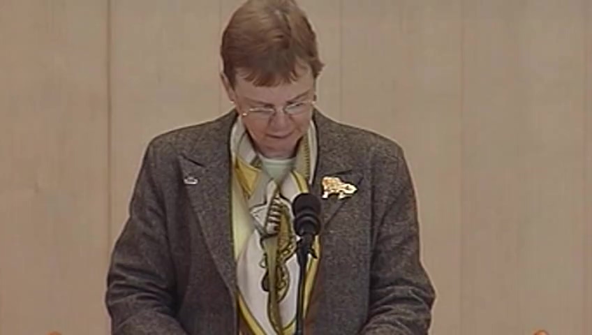 Stillbild från debatten i kammaren