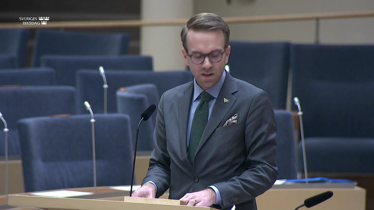 Stillbild från Interpellationsdebatt: Bostadsbyggandet