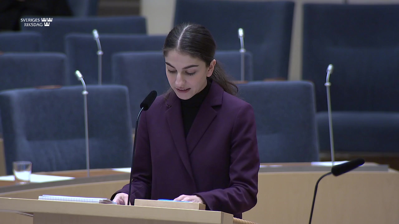 Stillbild från Interpellationsdebatt: Klimathandlingsplanen
