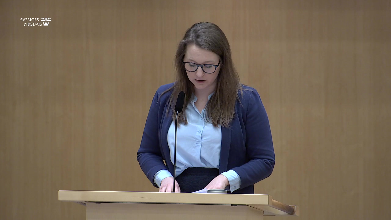 Stillbild från Debatt om förslag: Socialavgifter
