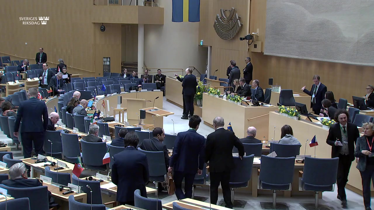 Stillbild från Session: Konferensen för utrikes-, säkerhets- och försvarspolitik – GUSP/GSFP