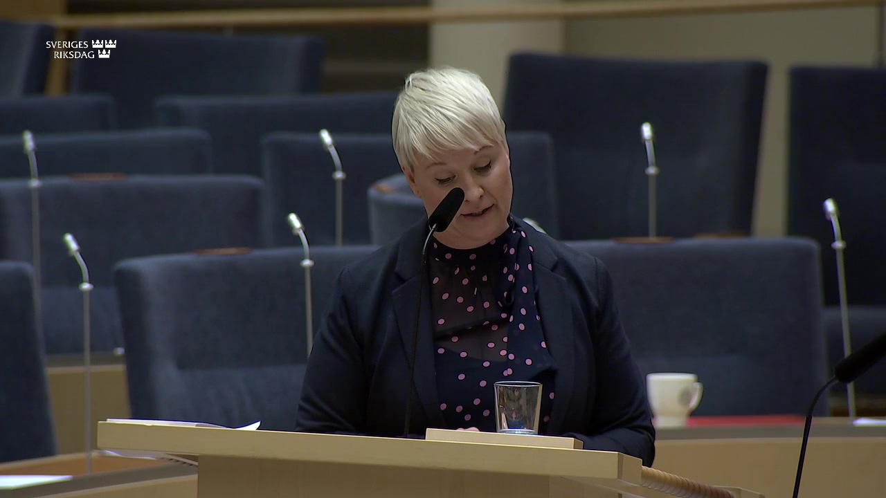 Stillbild från Interpellationsdebatt: Äldreomsorgslyftet