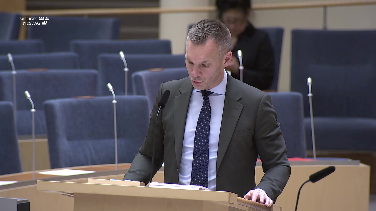 Stillbild från Interpellationsdebatt: Kommunklivet som nästa steg i den gröna omställningen